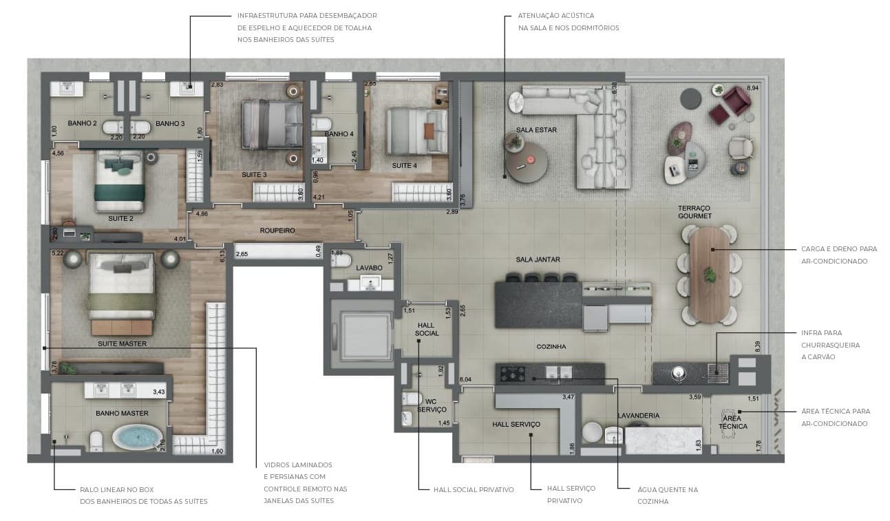 Planta 6 — Lindenberg Alto de Pinheiros - Residencial