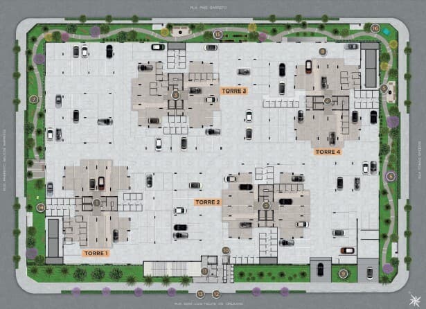 Planta 4 — Parque Orleans