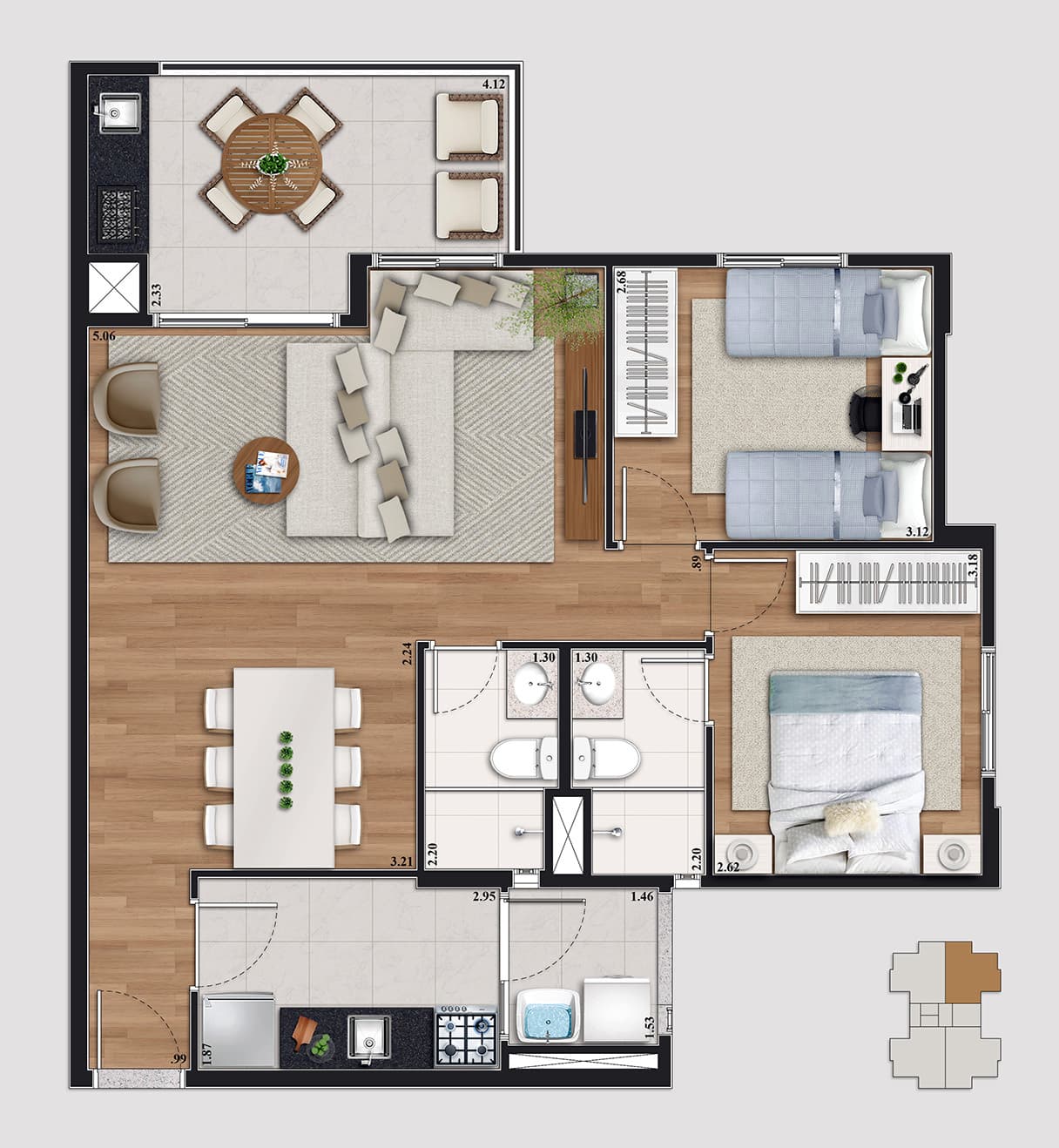 Planta 2 — Parque Orleans
