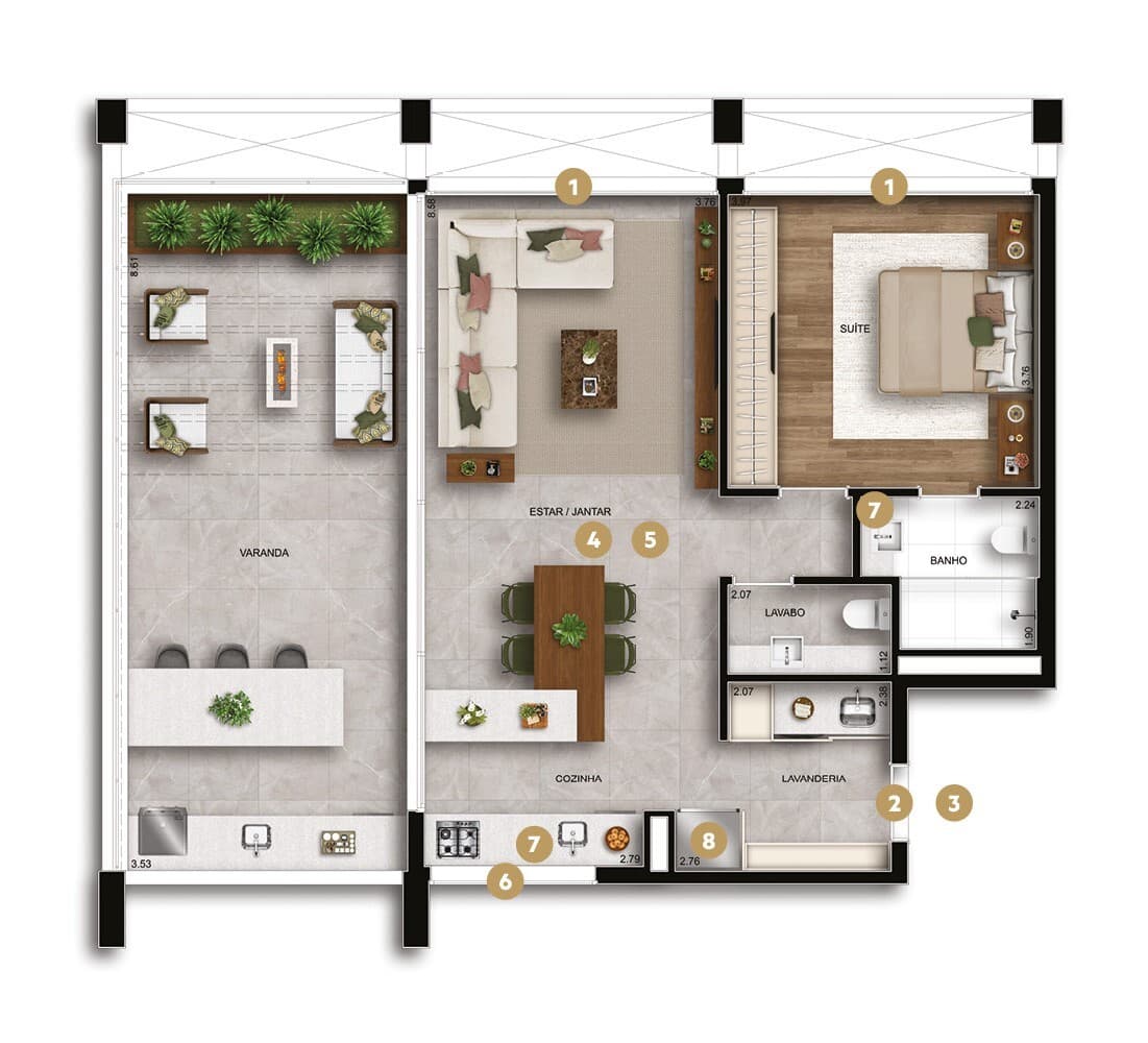 Planta 6 — Hive Ibirapuera