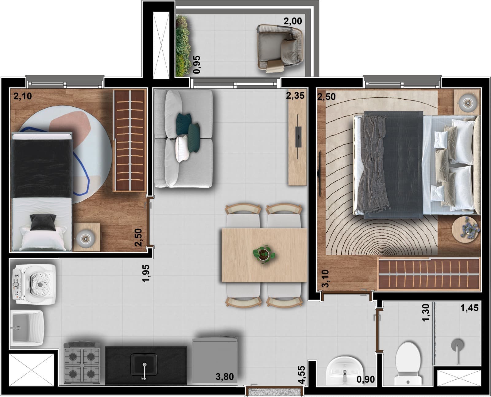 Planta 4 — Átrio