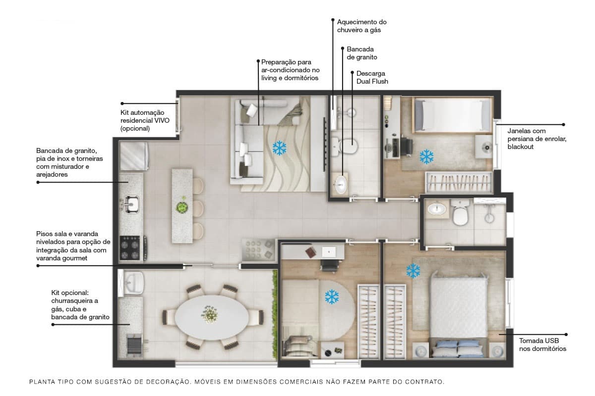 Planta 3 — IN Freguesia - Residencial