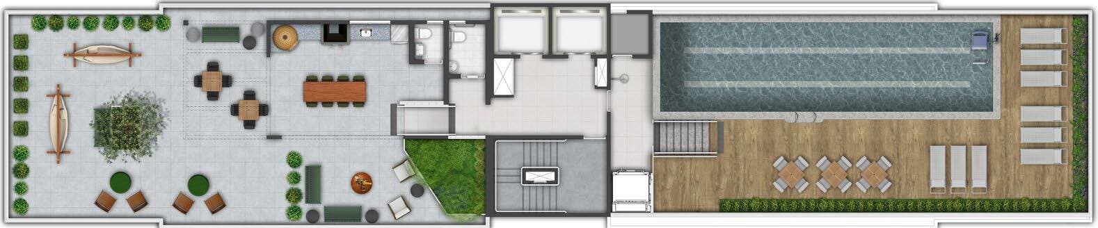 Planta 1 — Multi Praça da Árvore - Residencial
