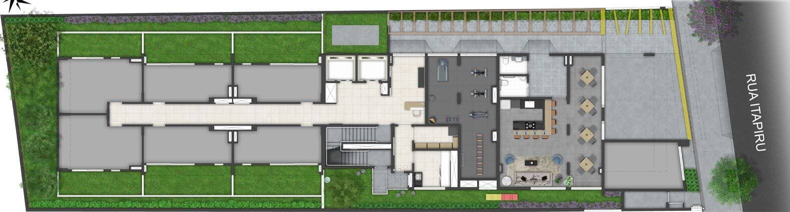 Planta 1 — Multi Praça da Árvore - NR