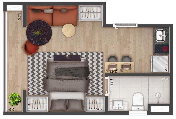 Planta 2 — Multi Praça da Árvore - NR