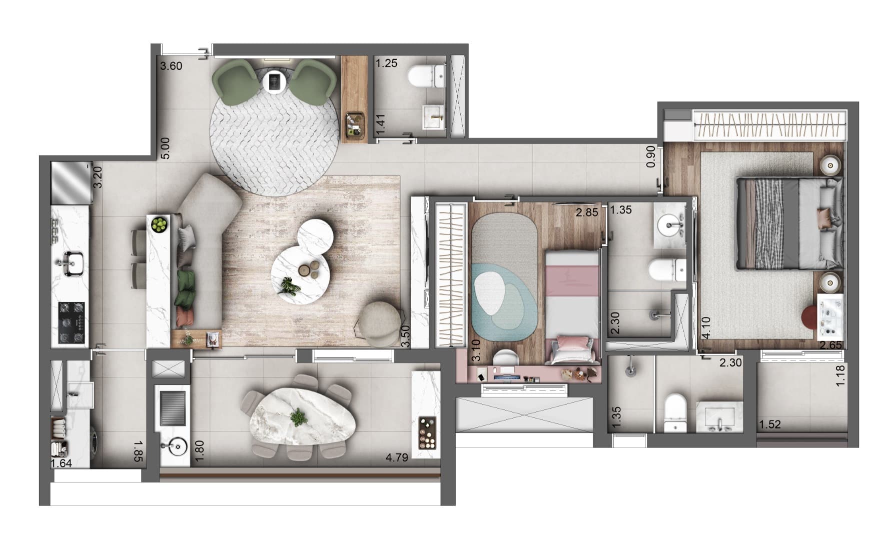 Planta 3 — Autoral Moema - Residencial