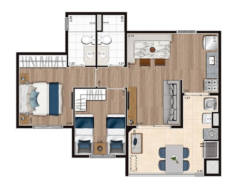 Planta 4 — Like Casa Verde