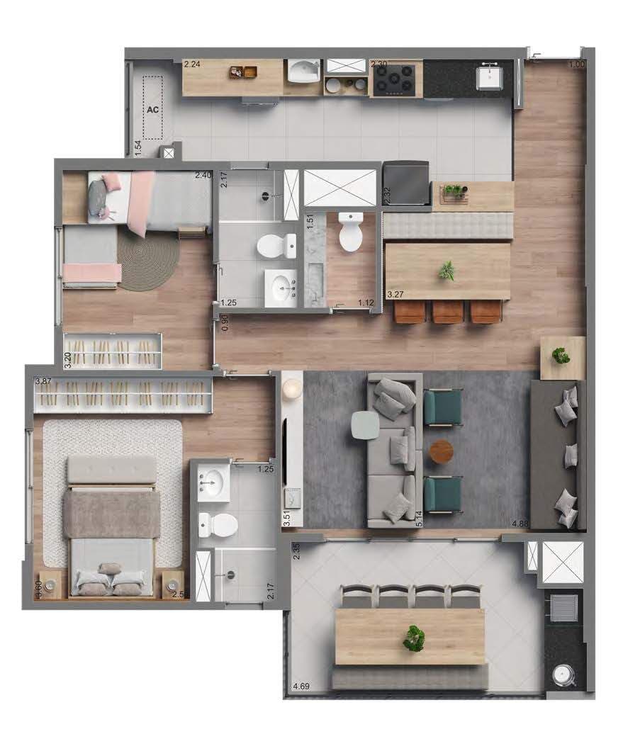 Planta 6 — Morumbi Home Resort