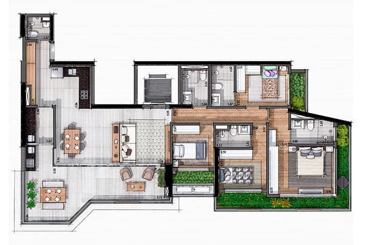 Planta 1 — O Parque Folhagem