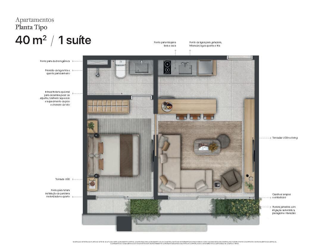 Planta 1 — J329 Itaim - Residencial