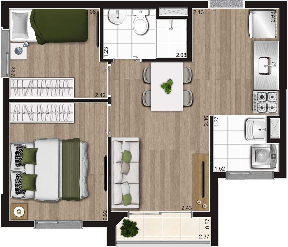 Planta 3 — Hype Style - Residencial