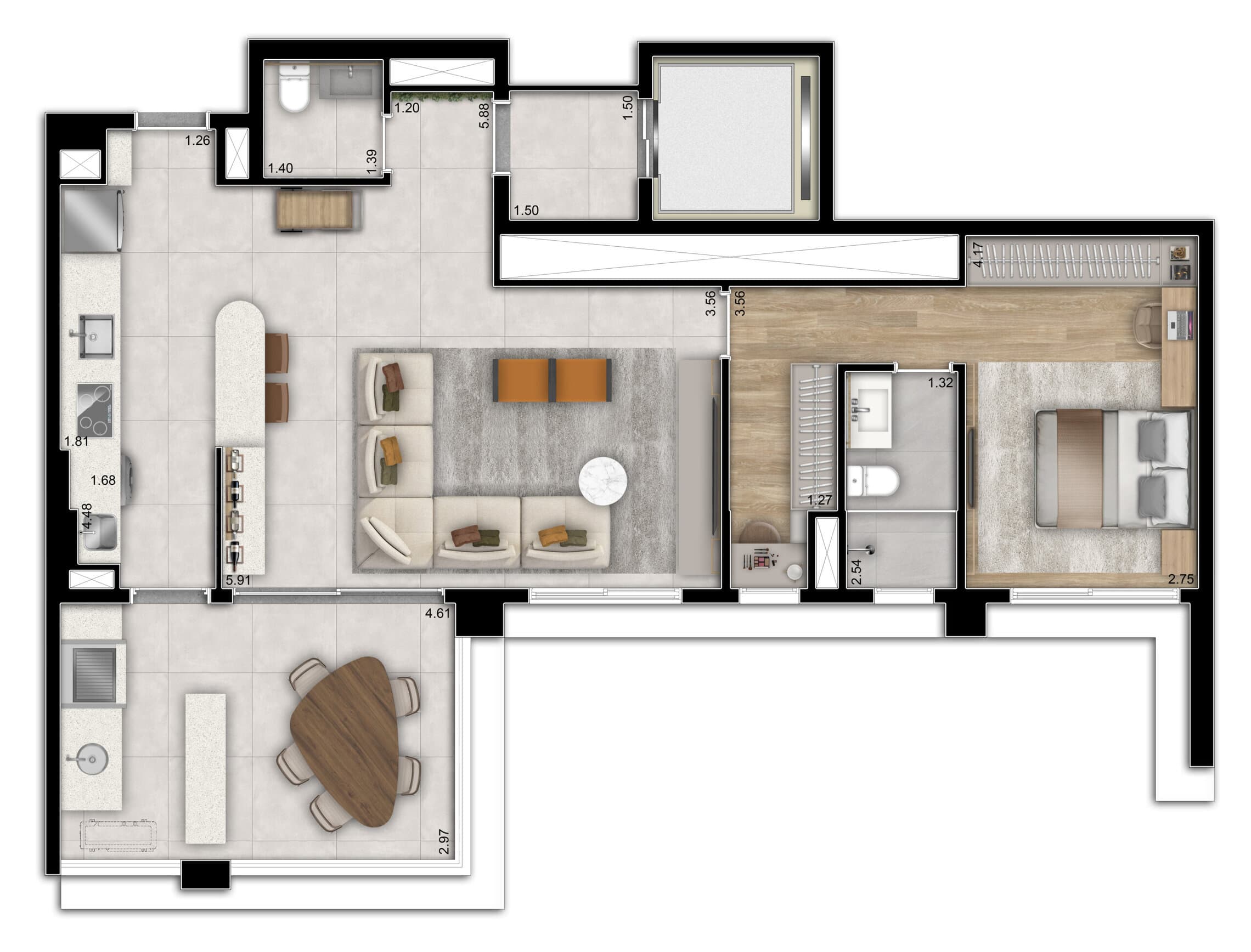 Planta 2 — Infinity Brooklin