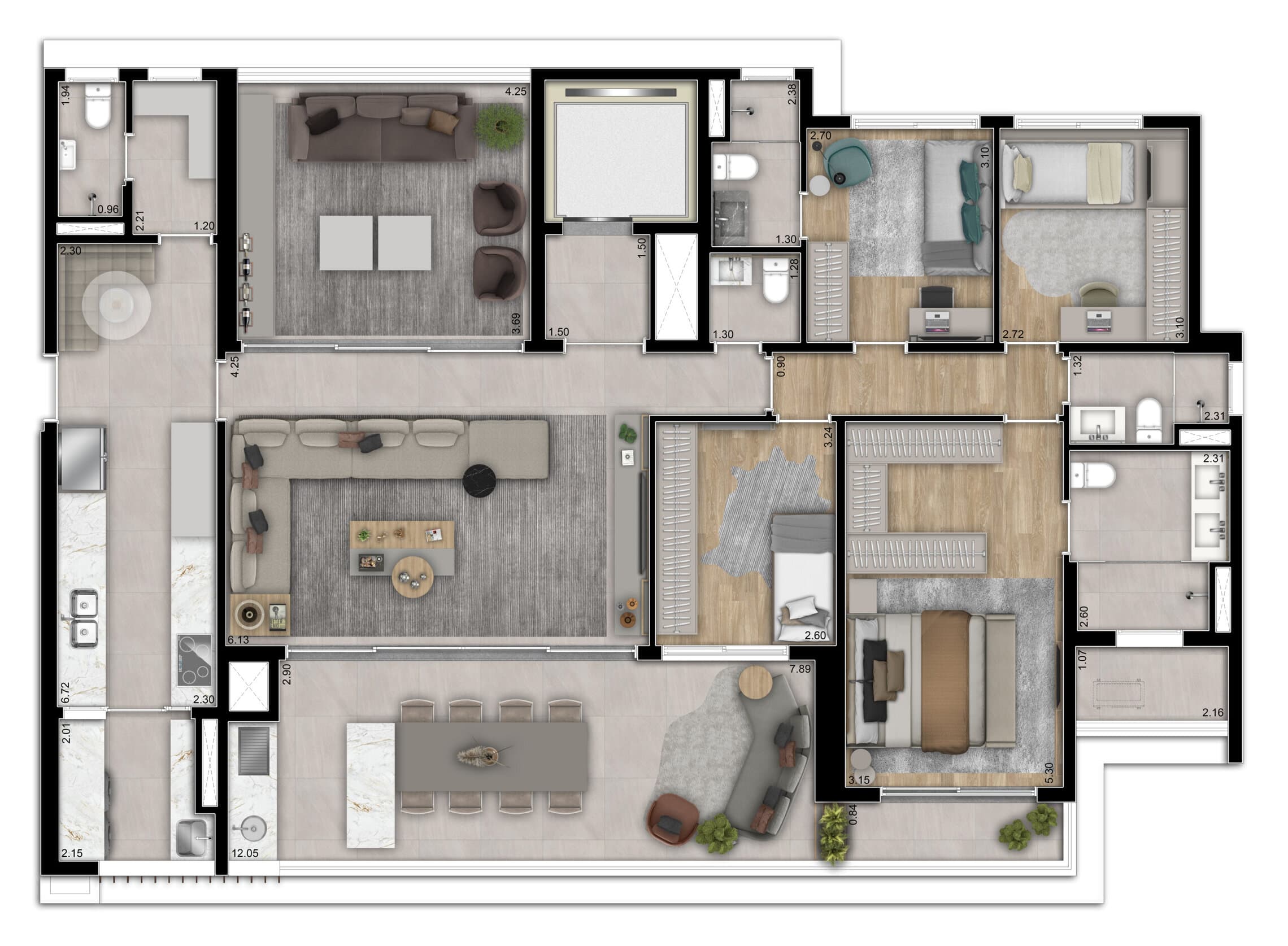 Planta 6 — Infinity Brooklin