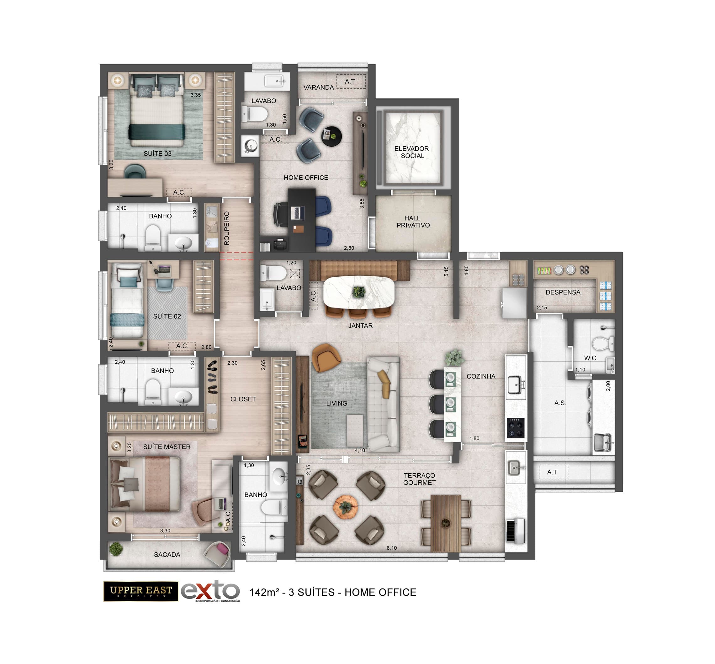 Planta 4 — Upper East Perdizes