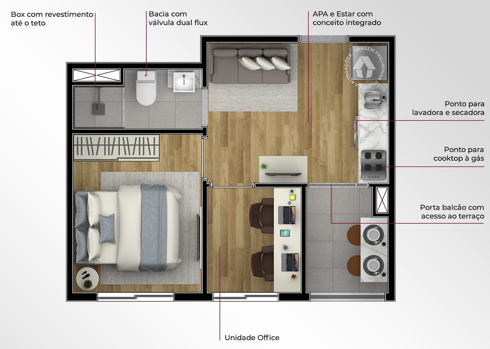 Planta 5 — Metrocasa Estação Pirituba - Residencial