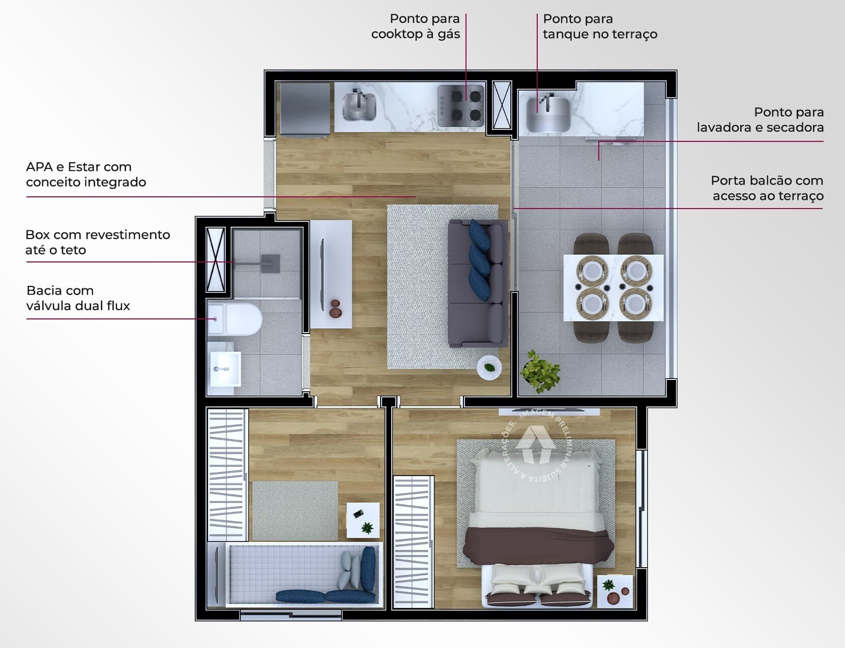Planta 6 — Metrocasa Estação Pirituba - Residencial