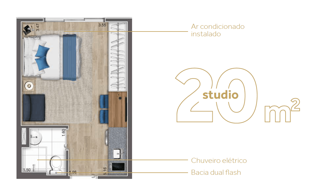 Planta 1 — ClubLine São Judas - NR - Fase 2