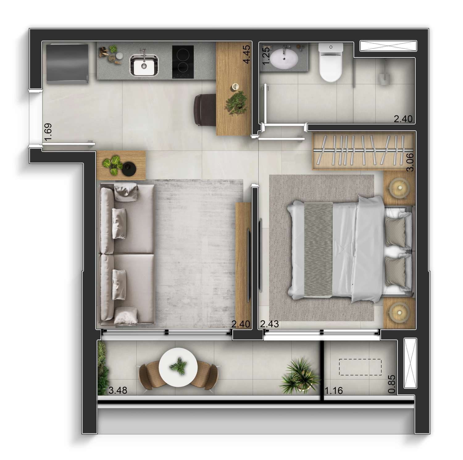 Planta 6 — Ultra Frei Caneca - Residencial