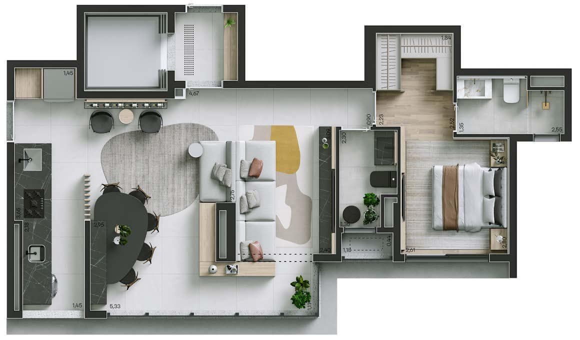 Planta 2 — Legí Perdizes - Residencial