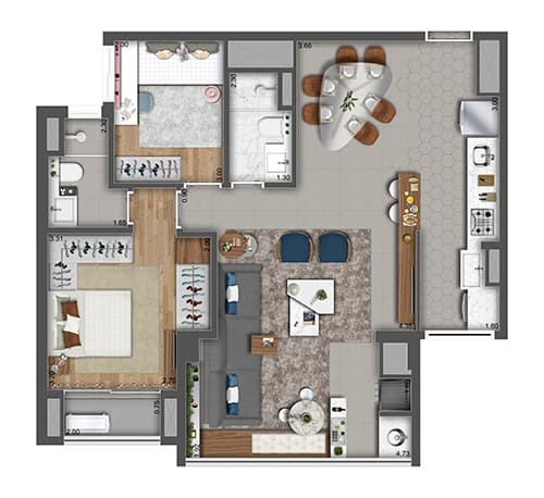 Planta 5 — Raízes Vila Prudente