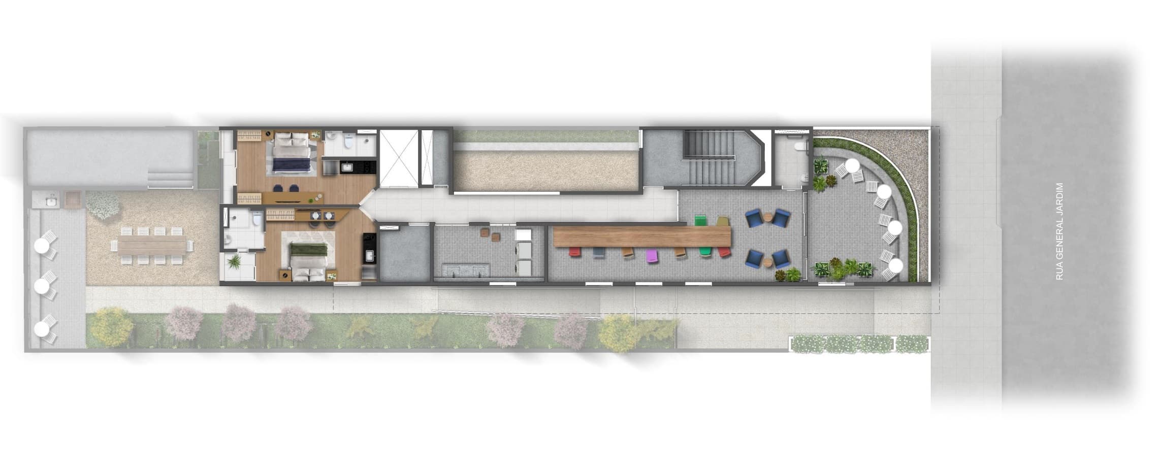 Planta 1 — Jardim - Residencial