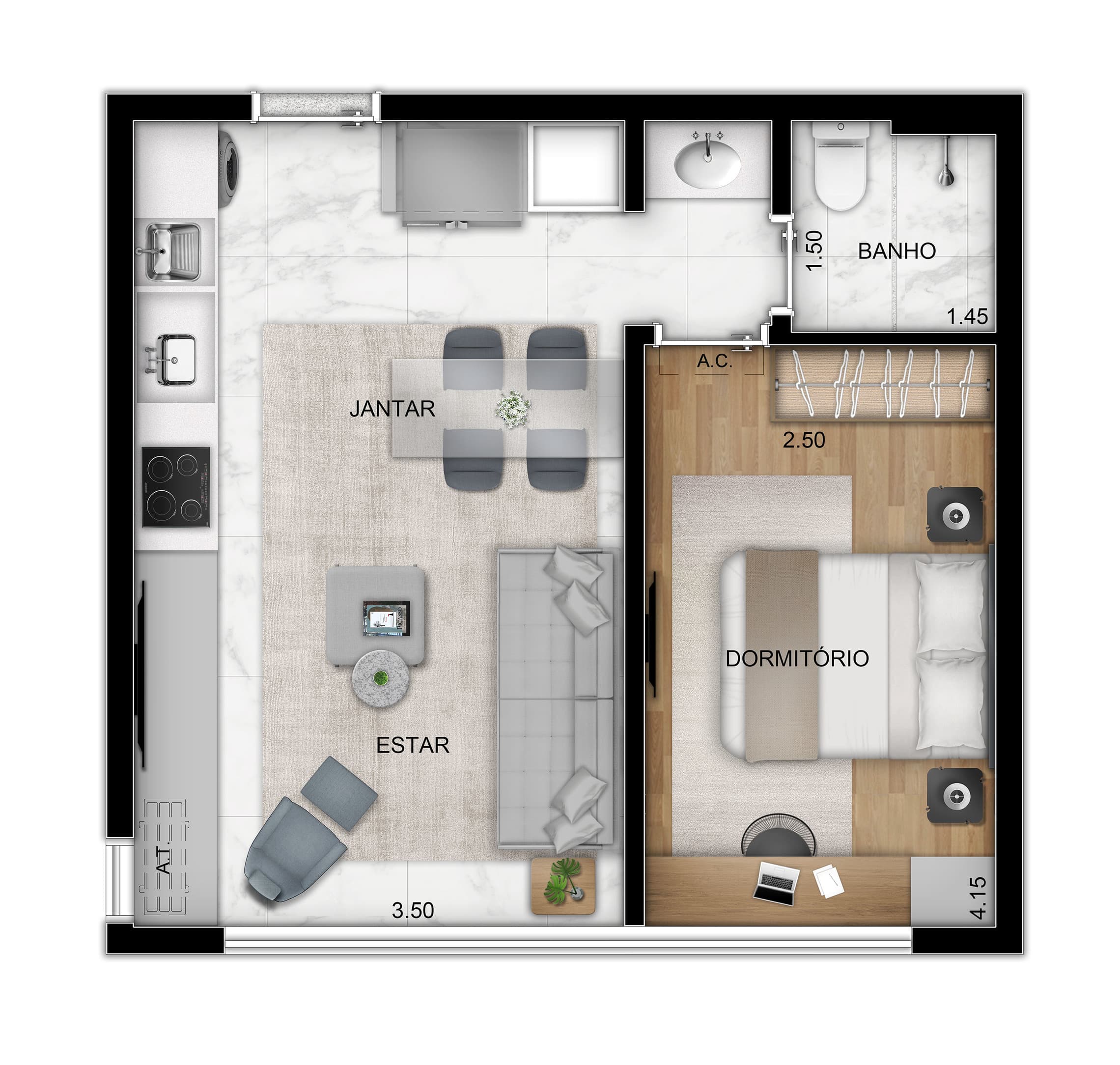 Planta 4 — Inspire Ibirapuera