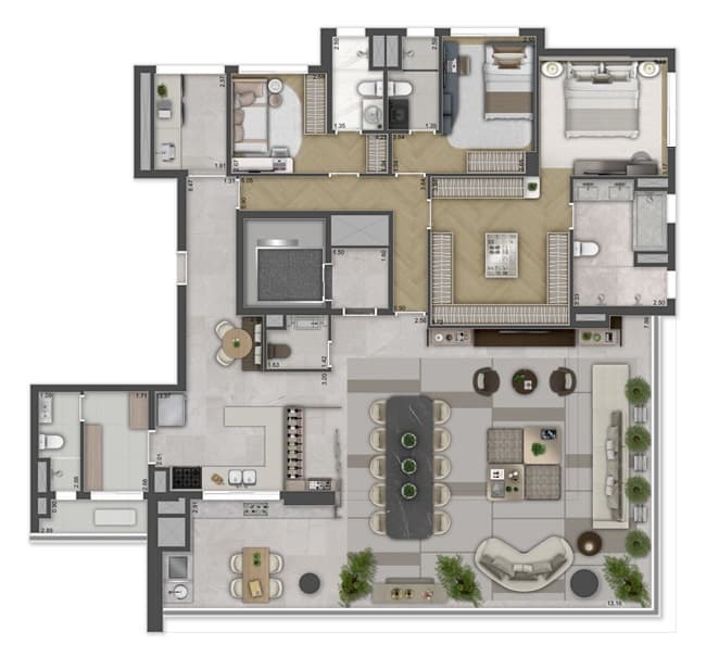 Planta 6 — Haus Mitre Edition NY - Residencial