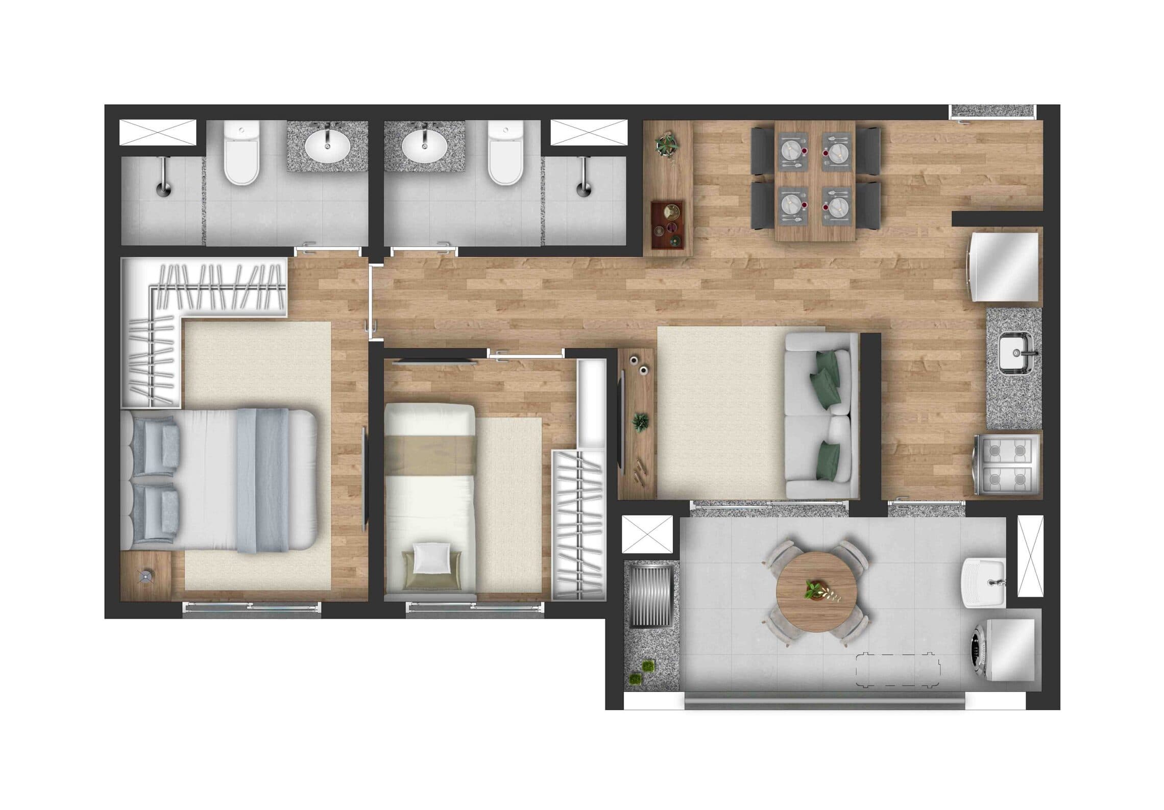 Planta 3 — Bios Santo Amaro