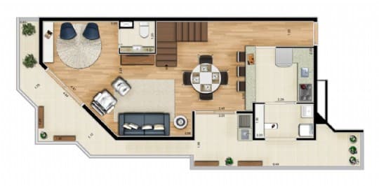 Planta 3 — Wish Residence