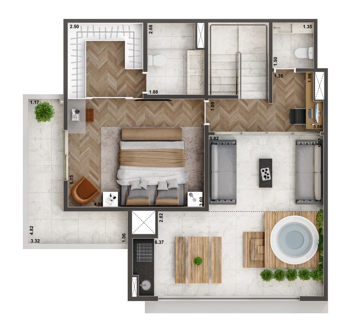 Planta 6 — Living Only Ipiranga