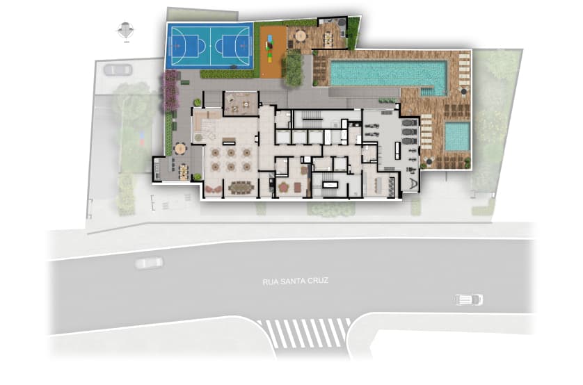 Planta 1 — Paseo Santa Cruz - Residencial