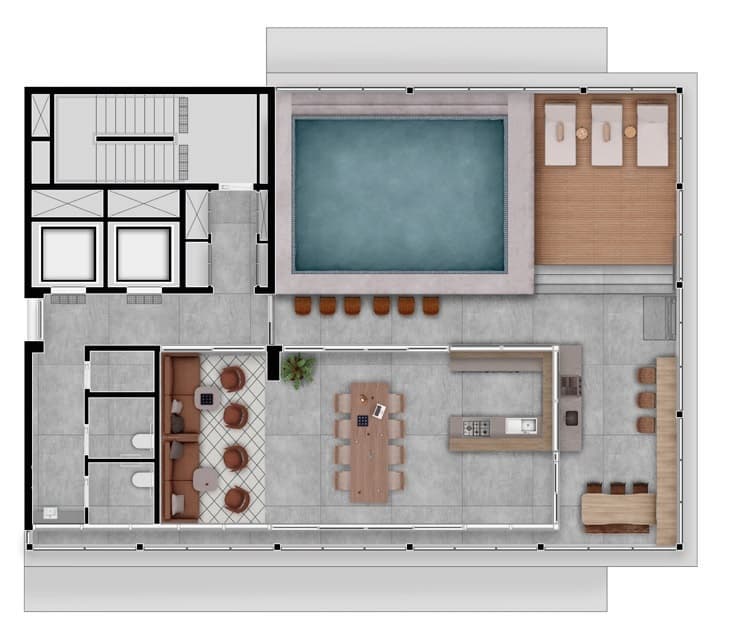 Planta 2 — Vitacon Alameda Jaú - Residencial