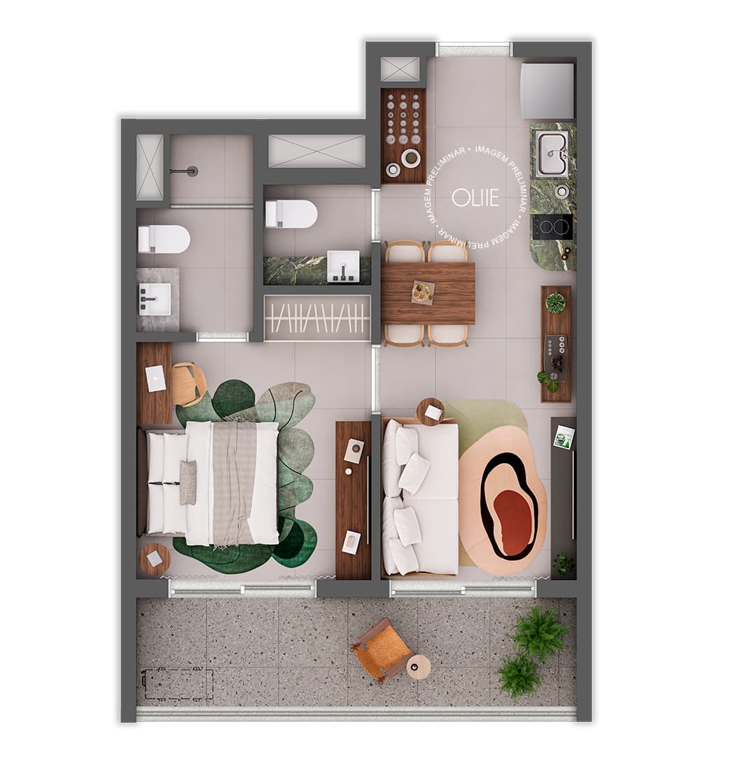 Planta 2 — Oliie 117 - Residencial