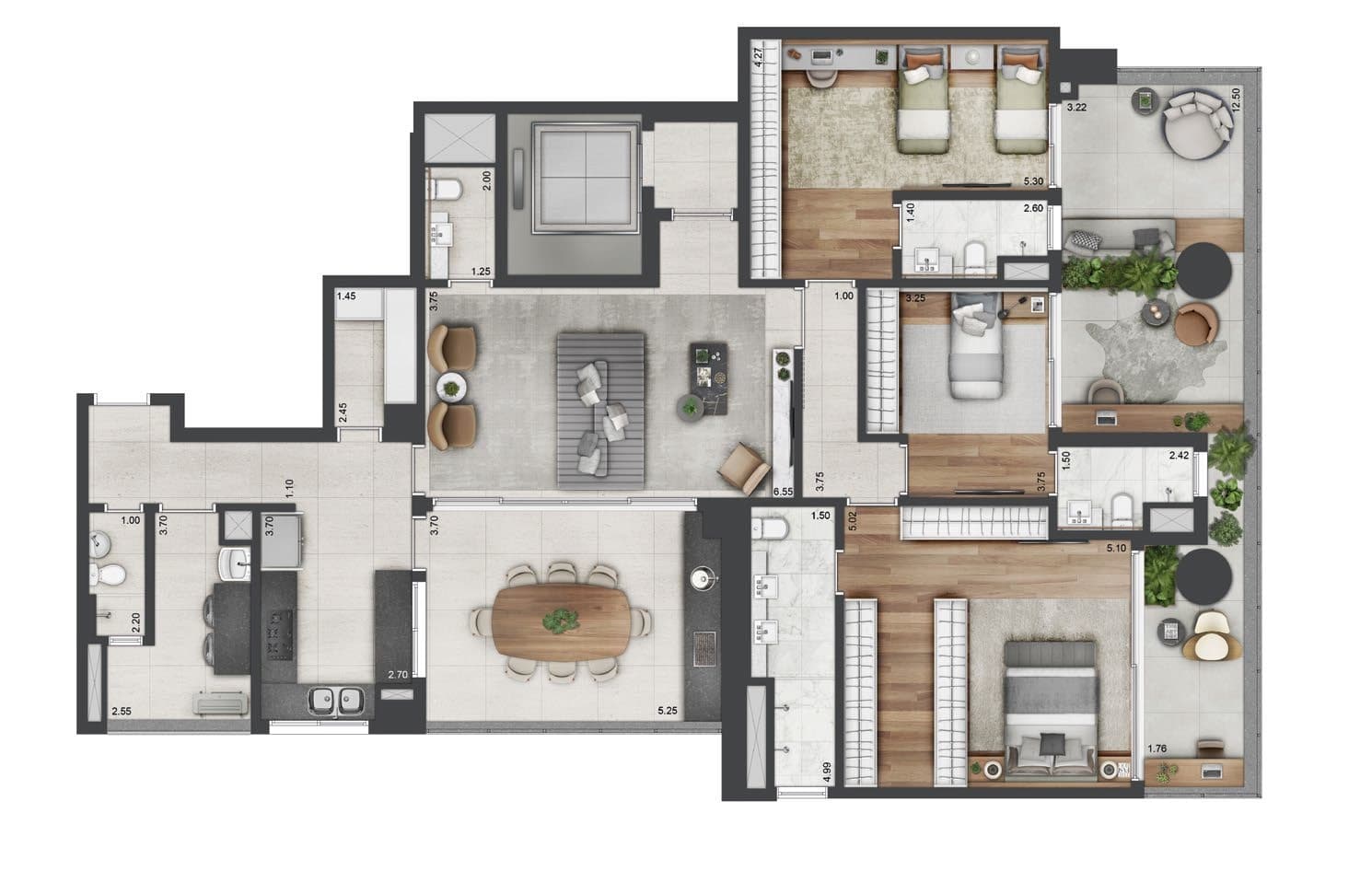 Planta 5 — Parque Global - Torre Imperial