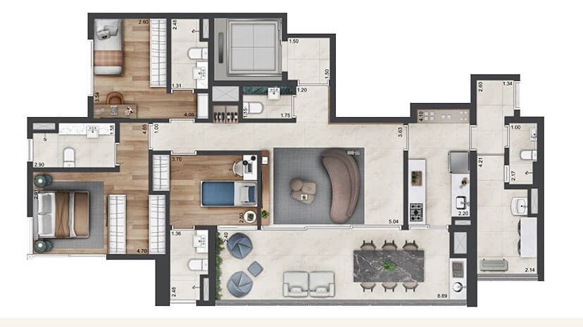 Planta 3 — Parque Global - Torre Prospect