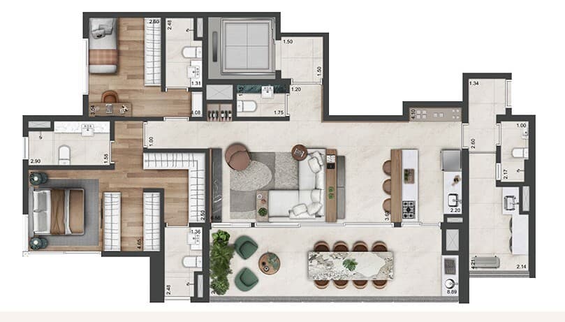 Planta 4 — Parque Global - Torre Prospect