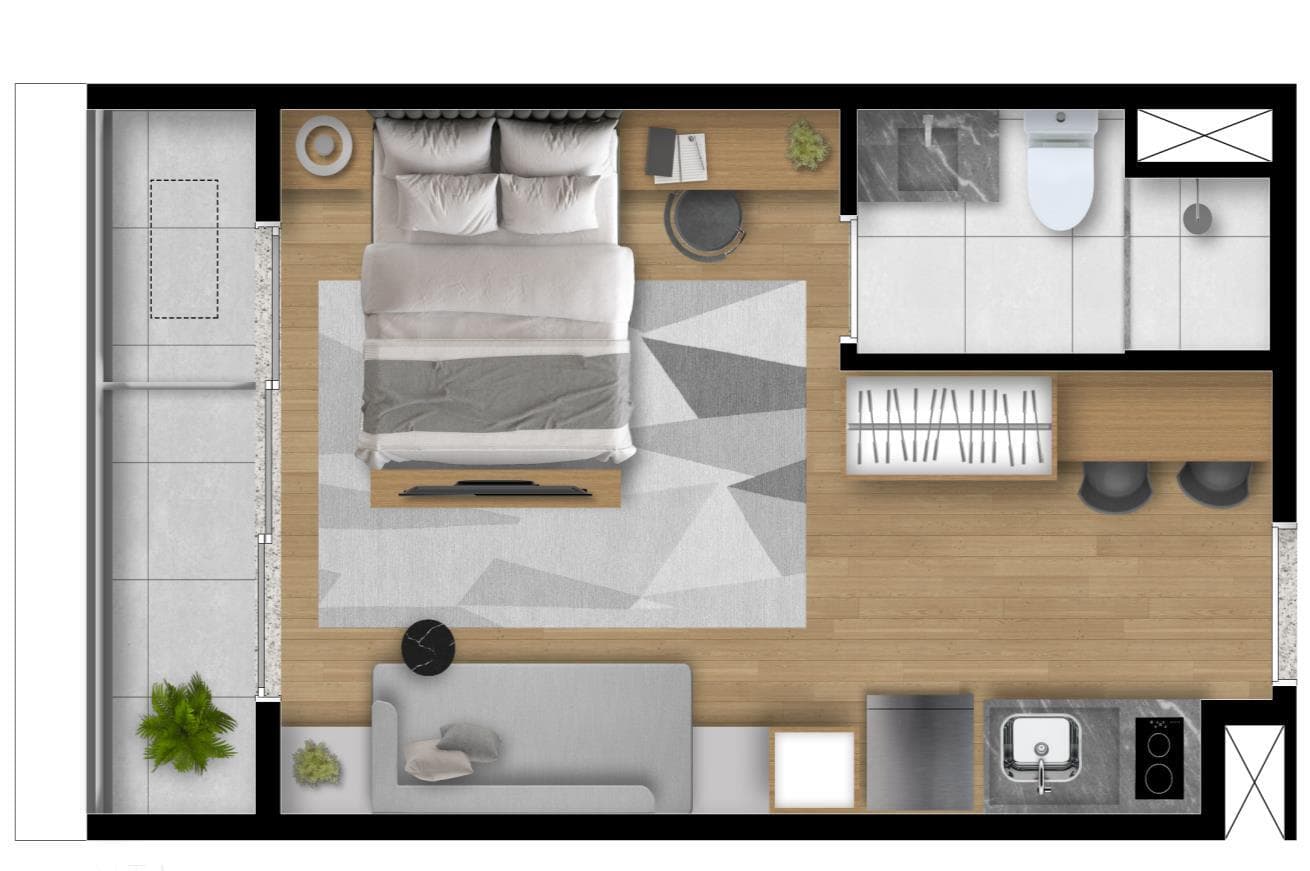 Planta 2 — My One Vila Clementino