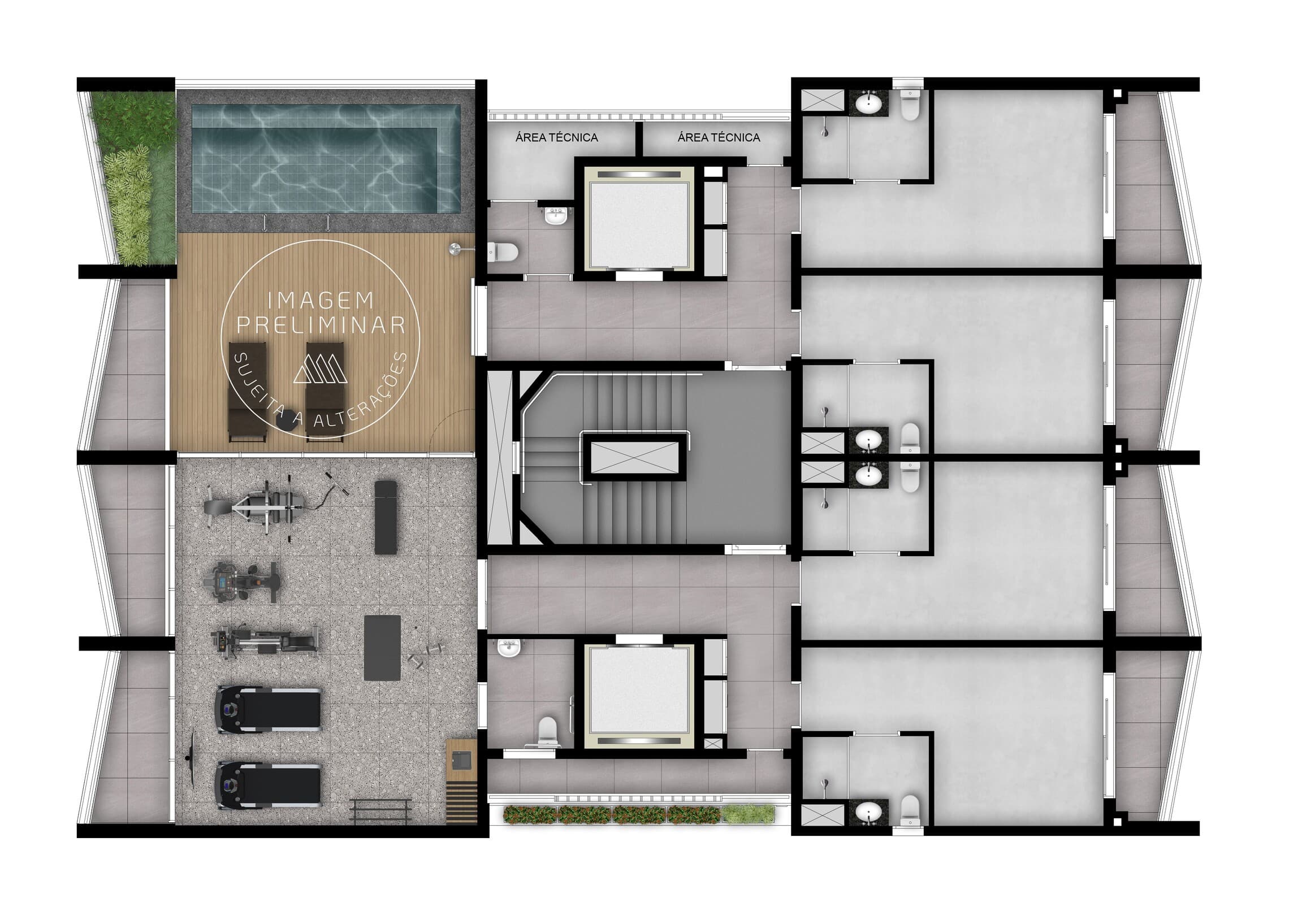 Planta 1 — NDK Moema - Residencial
