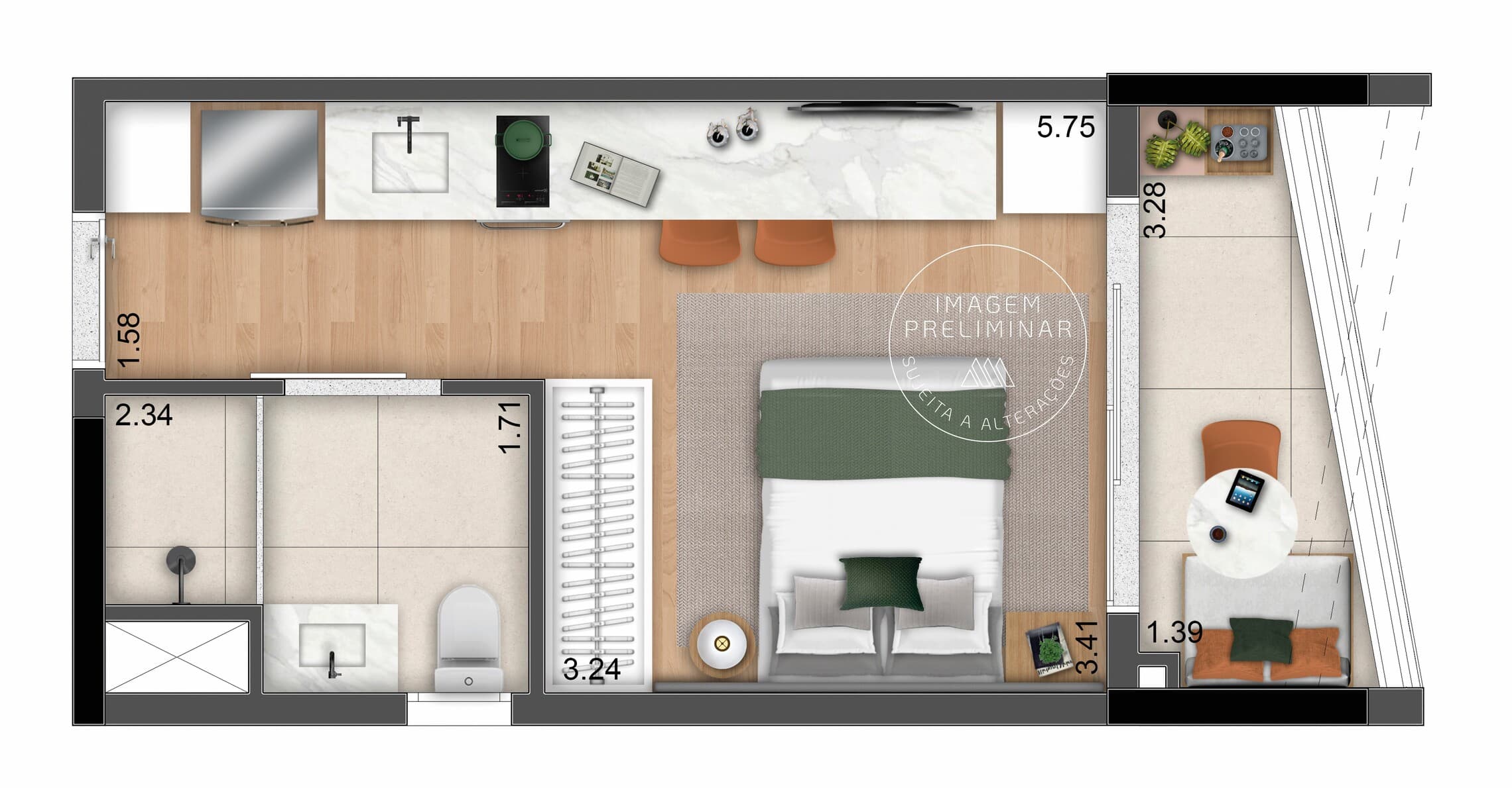 Planta 3 — NDK Moema - Residencial