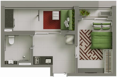 Planta 3 — Vitacon Brigadeiro - Residencial - Fase 2
