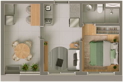 Planta 4 — Vitacon Brigadeiro - Residencial - Fase 2