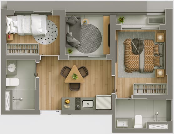 Planta 6 — Vitacon Brigadeiro - Residencial - Fase 2