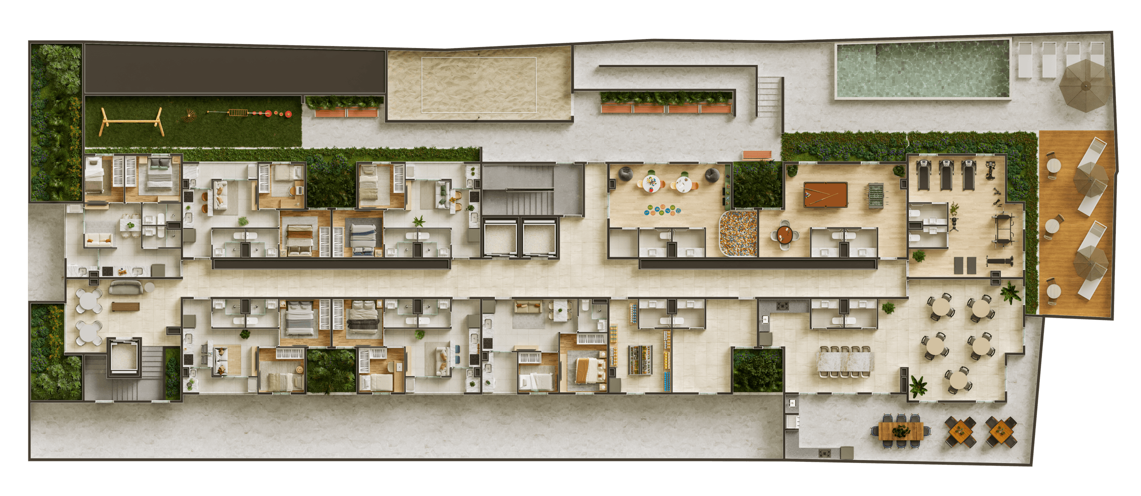 Planta 1 — Infinity Vila Matilde - Residencial