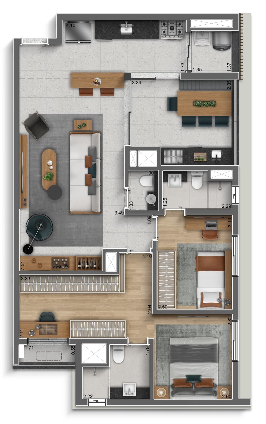 Planta 4 — Terrarium Perdizes