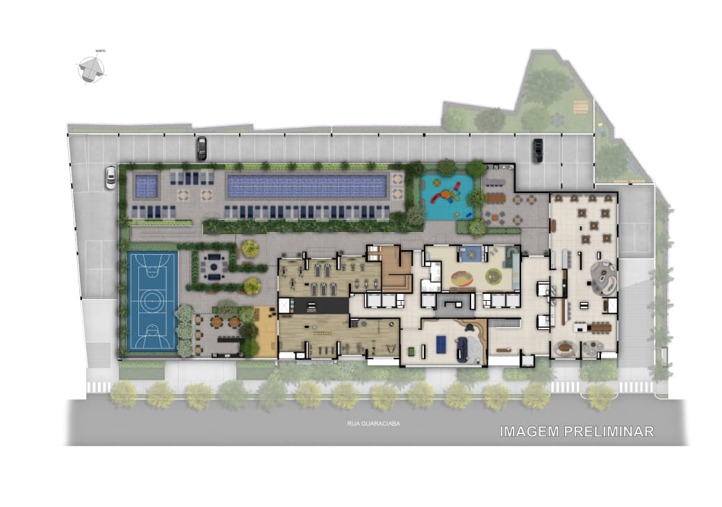Planta 3 — Vitrine Tatuapé Condomínio Clube - Residencial