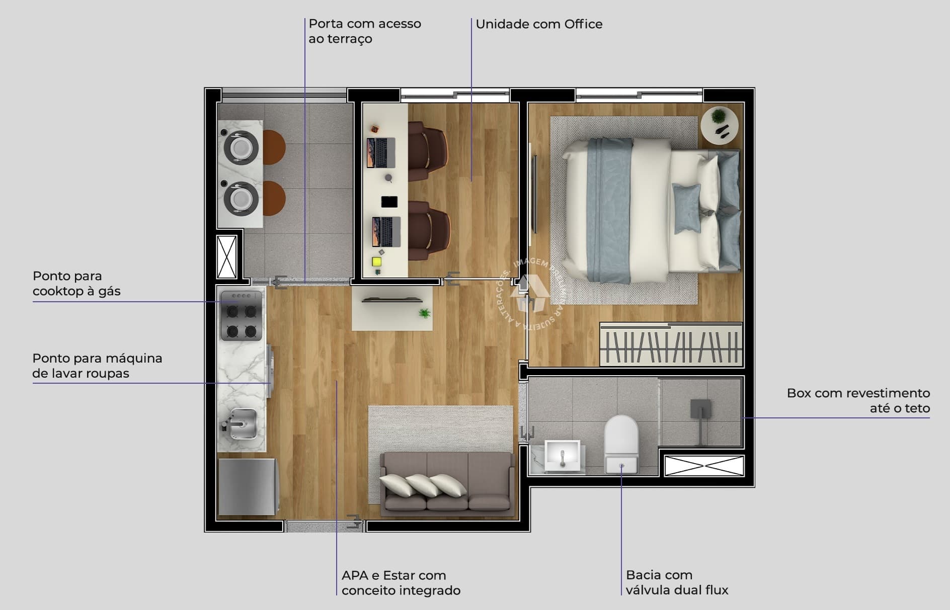 Planta 3 — Metrocasa Vila das Belezas II - NR