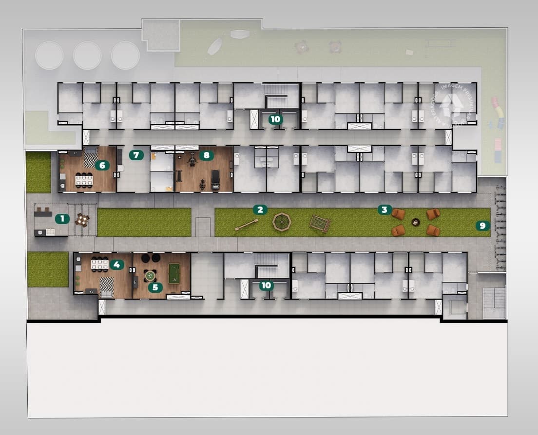 Planta 1 — Metrocasa Real Parque - Residencial