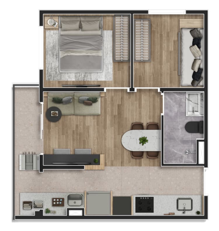 Planta 4 — Fort Ipiranga - Residencial