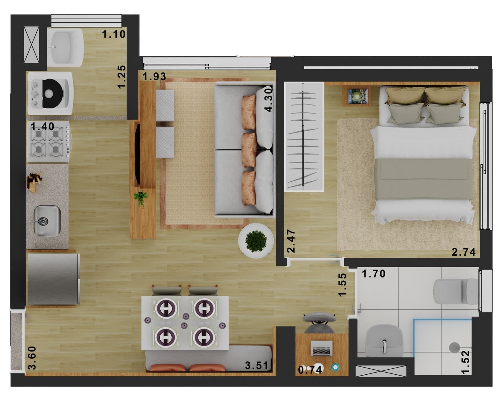 Planta 3 — Bellissimo Mooca