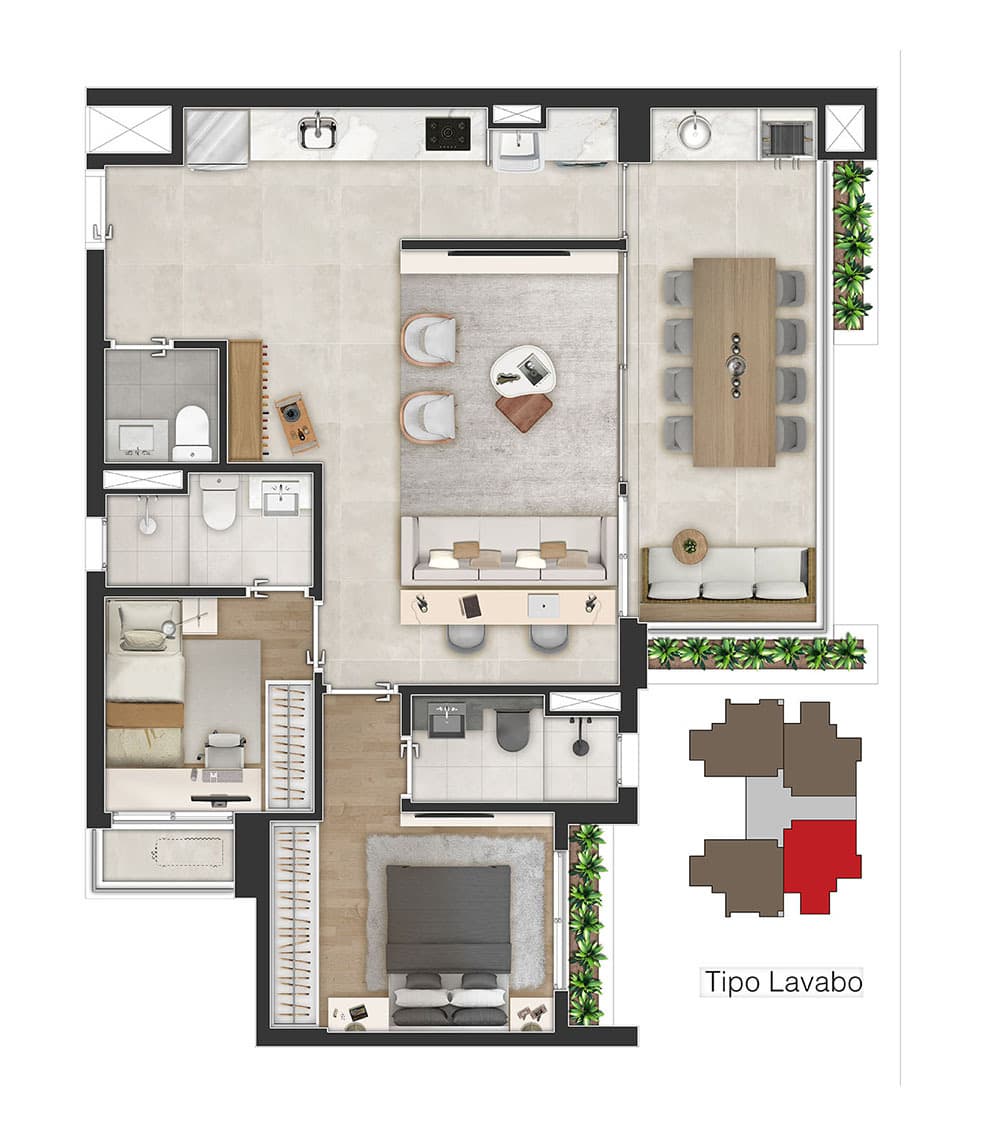 Planta 4 — Triunfo Campo Belo